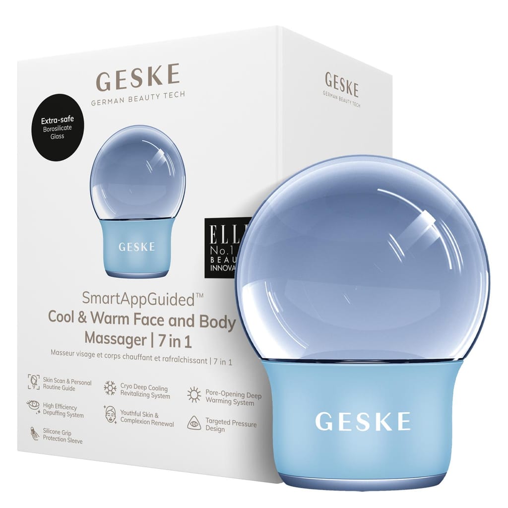 Фото товару: Масажер для обличчя і тіла GESKE Cool&Warm Face and Body Massager 7в1 aquamarine № 0