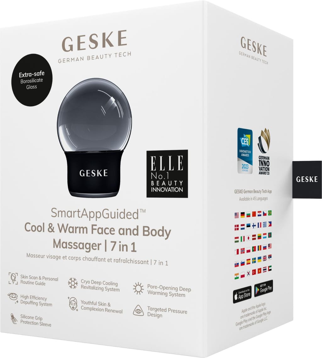 Фото товару: Масажер для обличчя і тіла GESKE Cool&Warm Face and Body Massager 7в1 black № 7