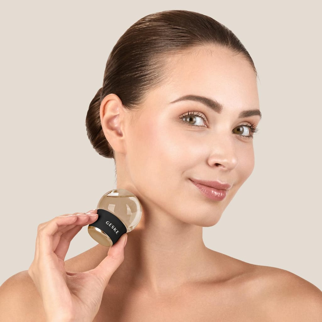 Фото товару: Масажер для обличчя і тіла GESKE Cool&Warm Face and Body Massager 7в1 gray № 3