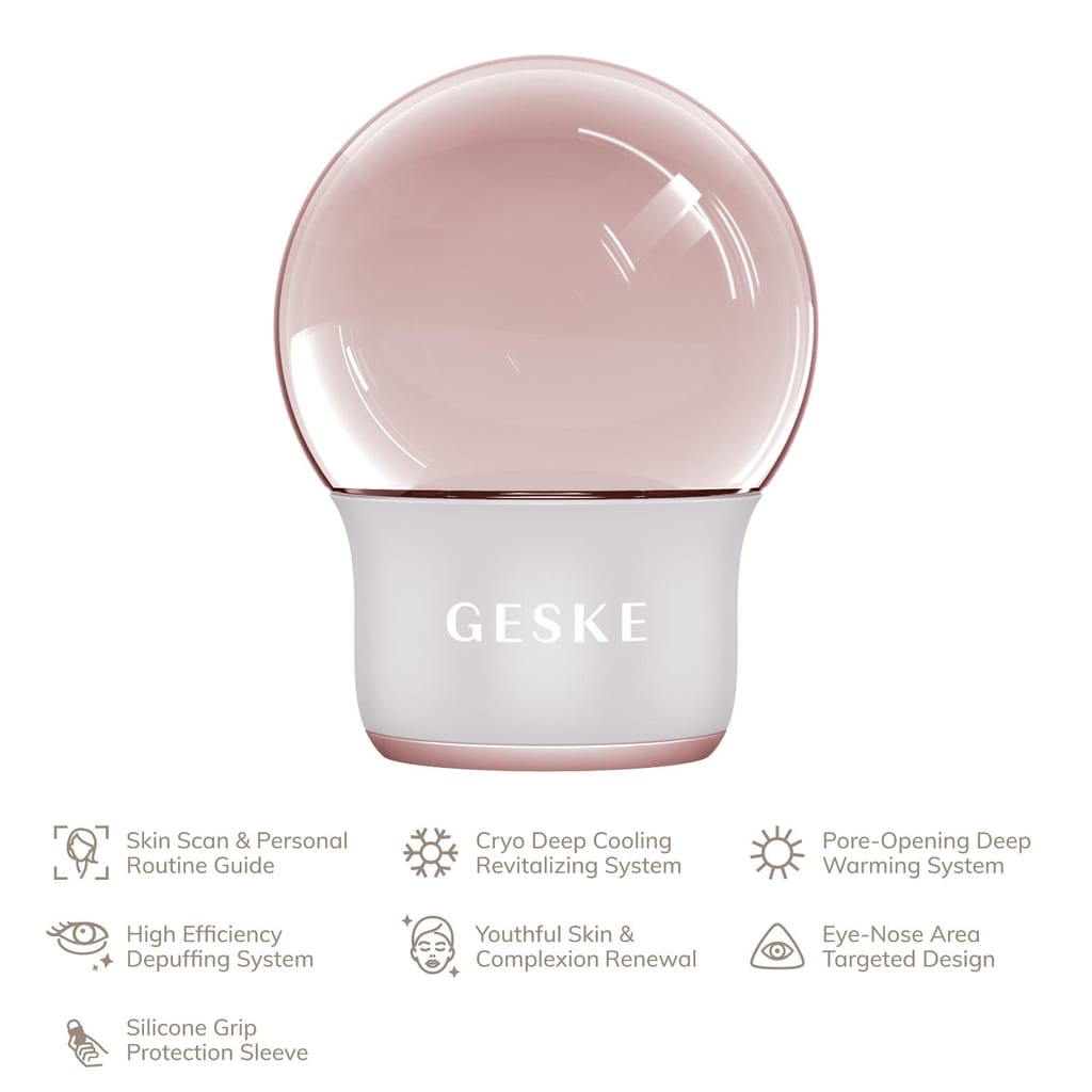 Фото товару: Масажер для обличчя і тіла GESKE Cool&Warm Face and Body Massager 7в1 starlight № 1