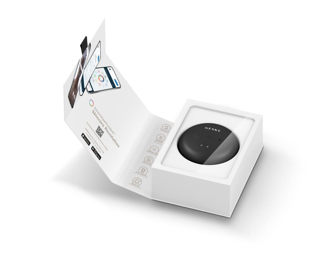 Фото товару: Масажер для обличчя та тіла GESKE Sonic Cool&Warm Face and Body Massager 9в1 gray № 8