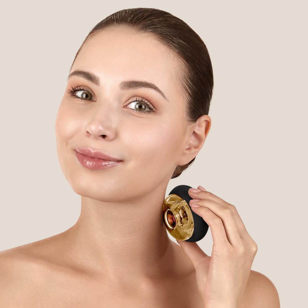 Фото товару: Масажер для обличчя та тіла GESKE Sonic Cool&Warm Face and Body Massager 9в1 gray № 3
