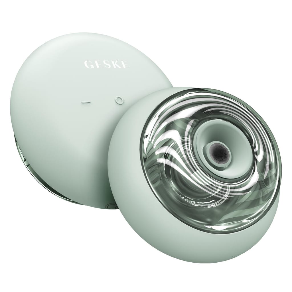 Фото товару: Масажер для обличчя та тіла GESKE Sonic Cool&Warm Face and Body Massager 9в1 green № 5