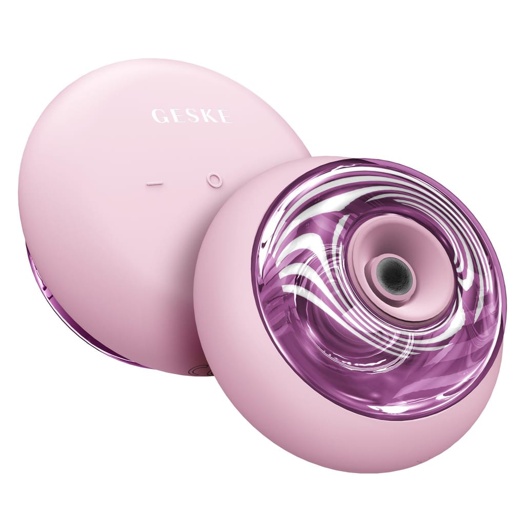 Фото товару: Масажер для обличчя та тіла GESKE Sonic Cool&Warm Face and Body Massager 9в1 pink № 5
