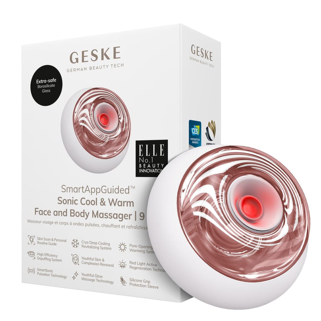 Фото товару: Масажер для обличчя та тіла GESKE Sonic Cool&Warm Face and Body Massager 9в1 starlight № 0