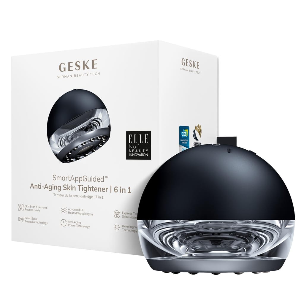 Фото товару: Масажер для підтяжки шкіри обличчя GESKE Anti-aging Skin Tightener 6в1 black № 0