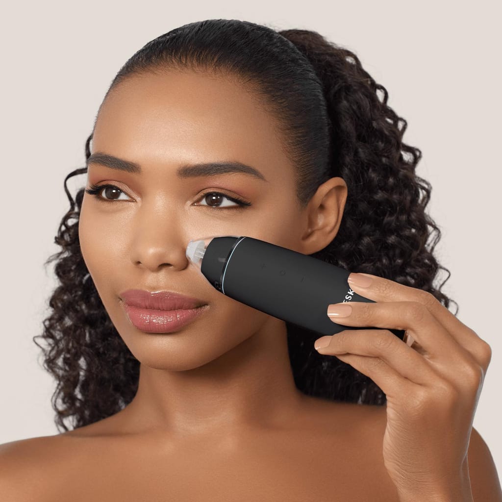 Фото товару: Мікродермабразійний пристрій для видалення чорних цяток GESKE MicroDermabrasion Blackhead Remover 7в1 gray № 3