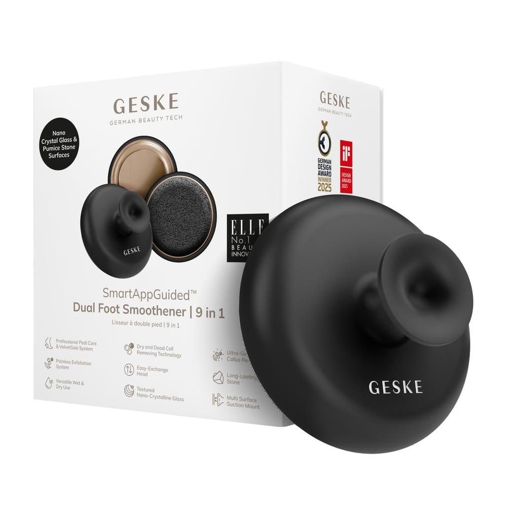 Фото товару: Набір для догляду за стопами з ручкою GESKE Dual Foot Smoothener 9в1 gray № 0
