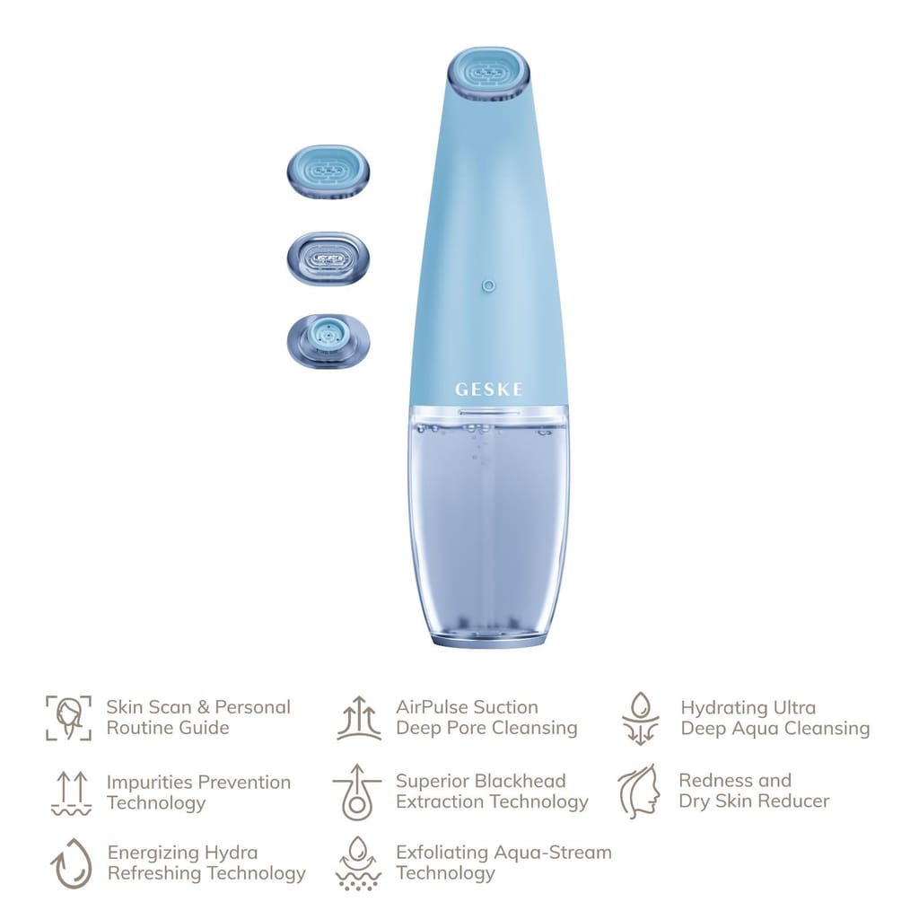 Фото товару: Очищуючий засіб для обличчя GESKE Aqua-Stream Face Cleanser 8в1 aquamarine № 1