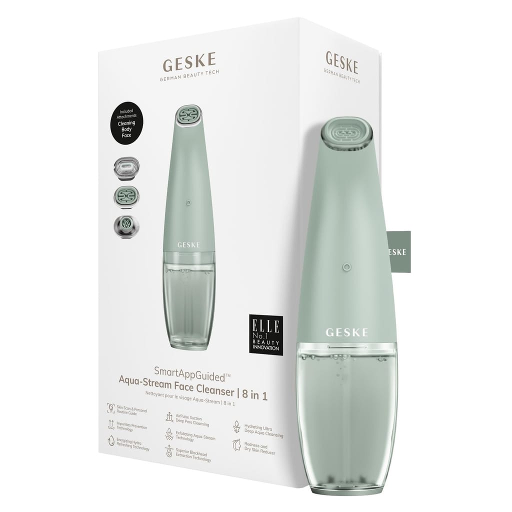 Фото товару: Очищуючий засіб для обличчя GESKE Aqua-Stream Face Cleanser 8в1 green № 0
