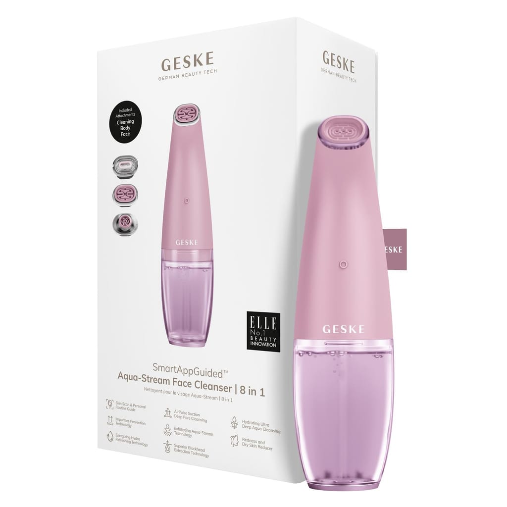 Фото товару: Очищуючий засіб для обличчя GESKE Aqua-Stream Face Cleanser 8в1 pink № 0