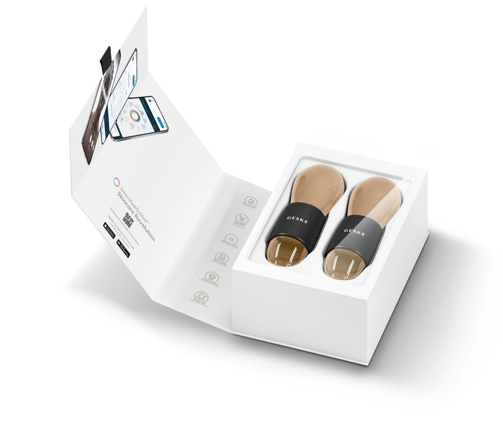 Фото товару: Подвійний масажер для очей GESKE Cool&Warm Duo Eye Massager 7в1 gray № 8