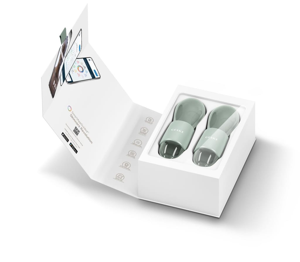 Фото товару: Подвійний масажер для очей GESKE Cool&Warm Duo Eye Massager 7в1 green № 8