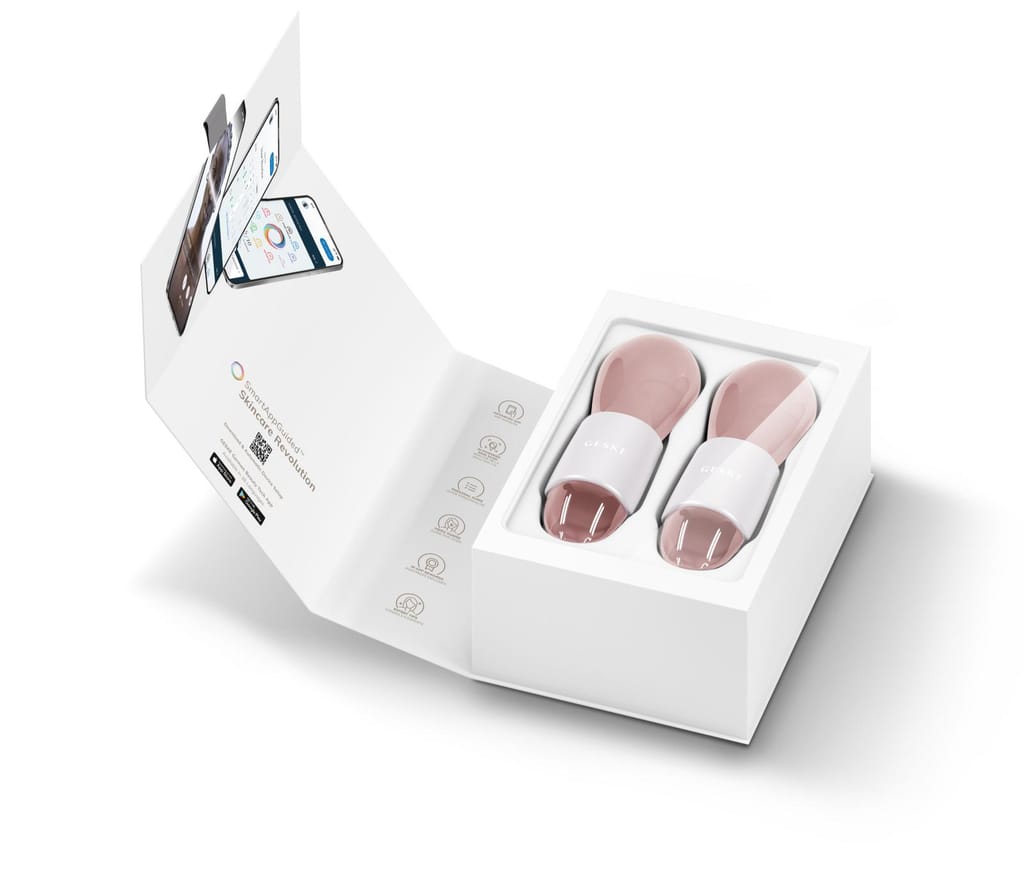 Фото товару: Подвійний масажер для очей GESKE Cool&Warm Duo Eye Massager 7в1 starlight № 8