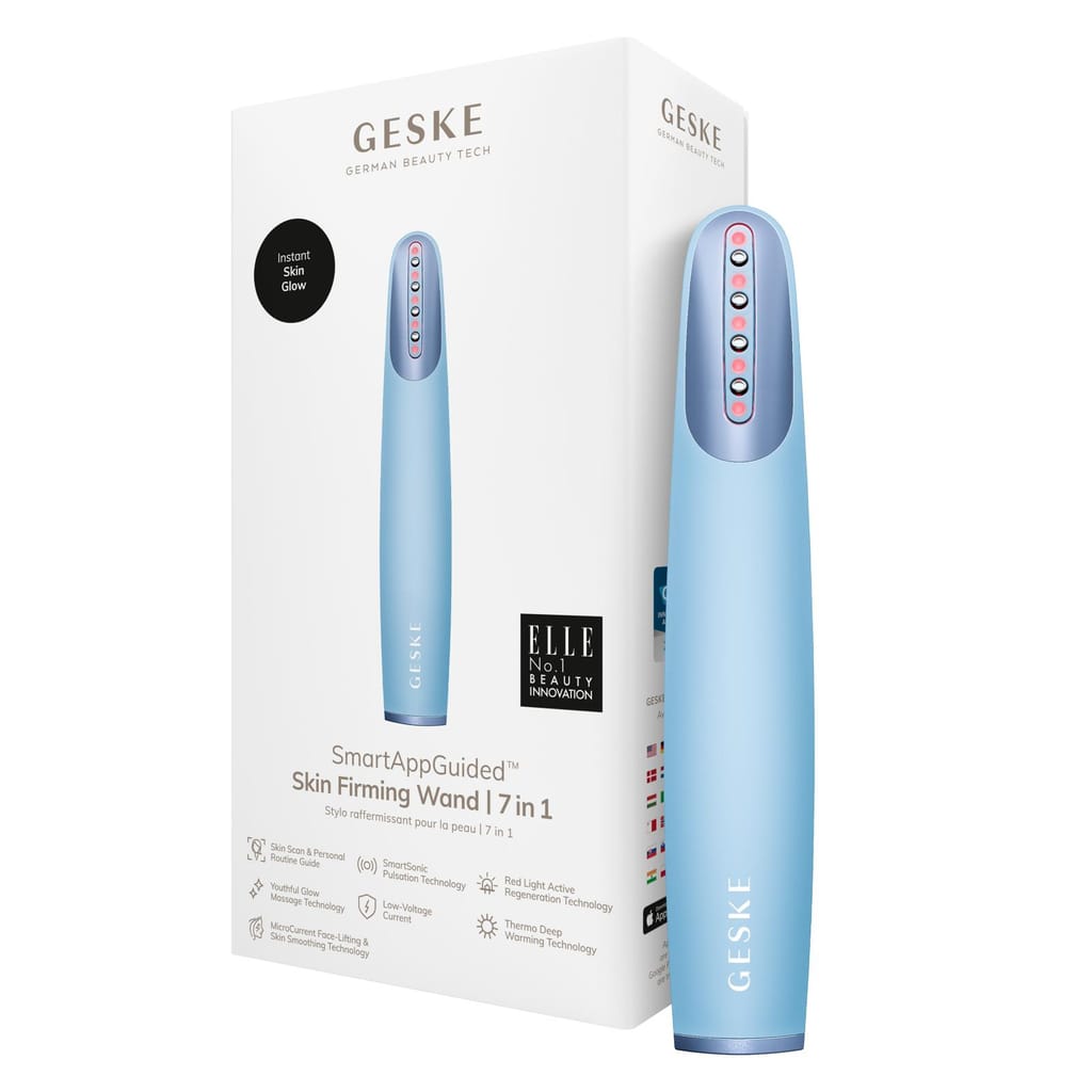 Фото товару: Пристрій для зміцнення і тонізації шкіри обличчя GESKE Skin Firming Wand 7в1 aquamarine № 0