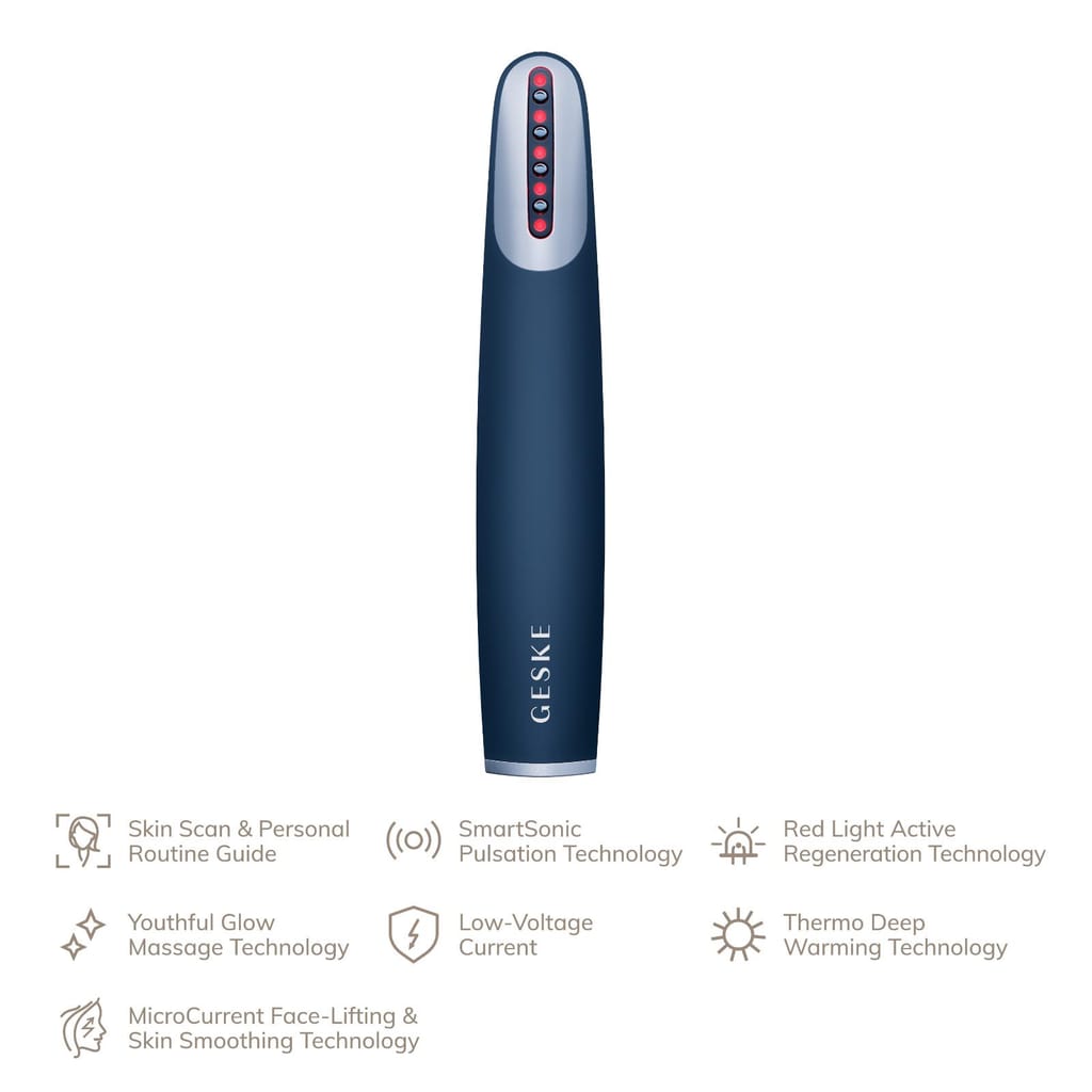 Фото товару: Пристрій для зміцнення і тонізації шкіри обличчя GESKE Skin Firming Wand 7в1 midnight № 1