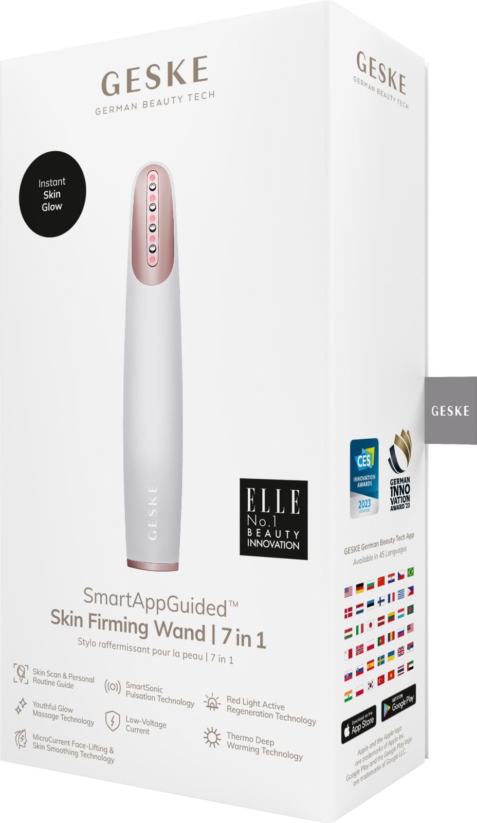 Фото товару: Пристрій для зміцнення і тонізації шкіри обличчя GESKE Skin Firming Wand 7в1 starlight № 7