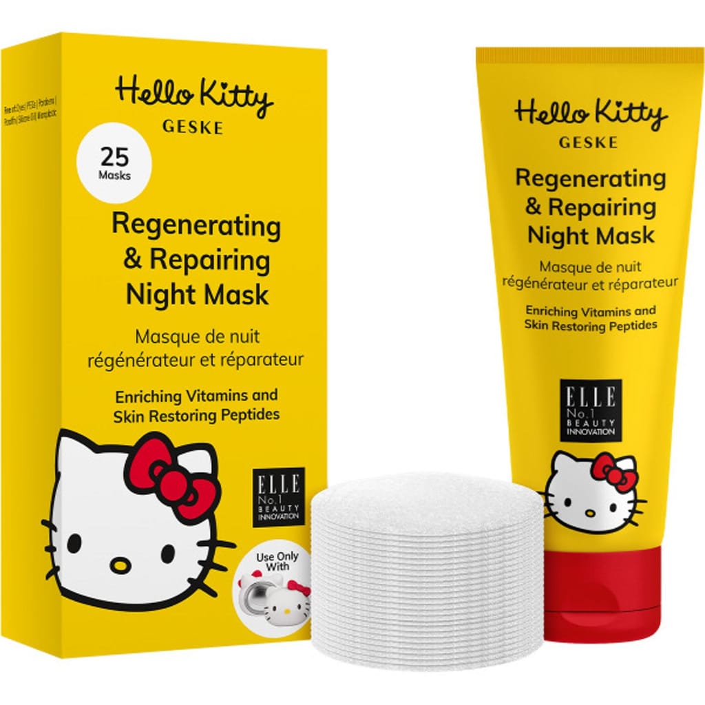 Фото товару: Регенеруюча та відновлювальна нічна маска GESKE Regenerating&Repairing Night Mask by Hello Kitty Head № 0