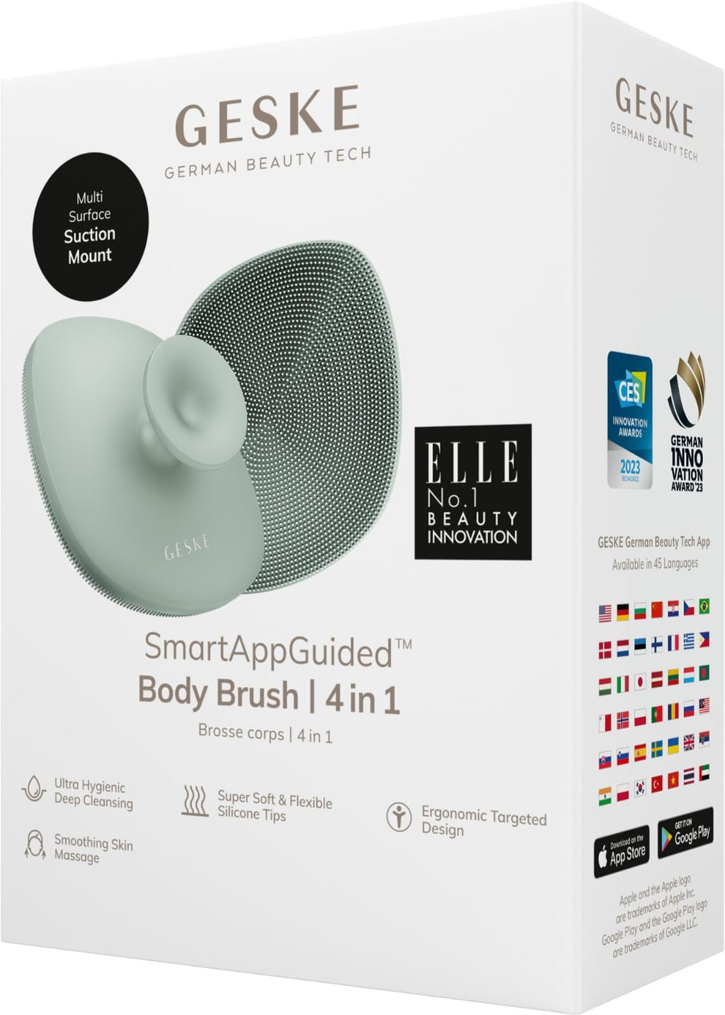 Фото товару: Щітка для тіла GESKE Body Brush 4в1 green № 7