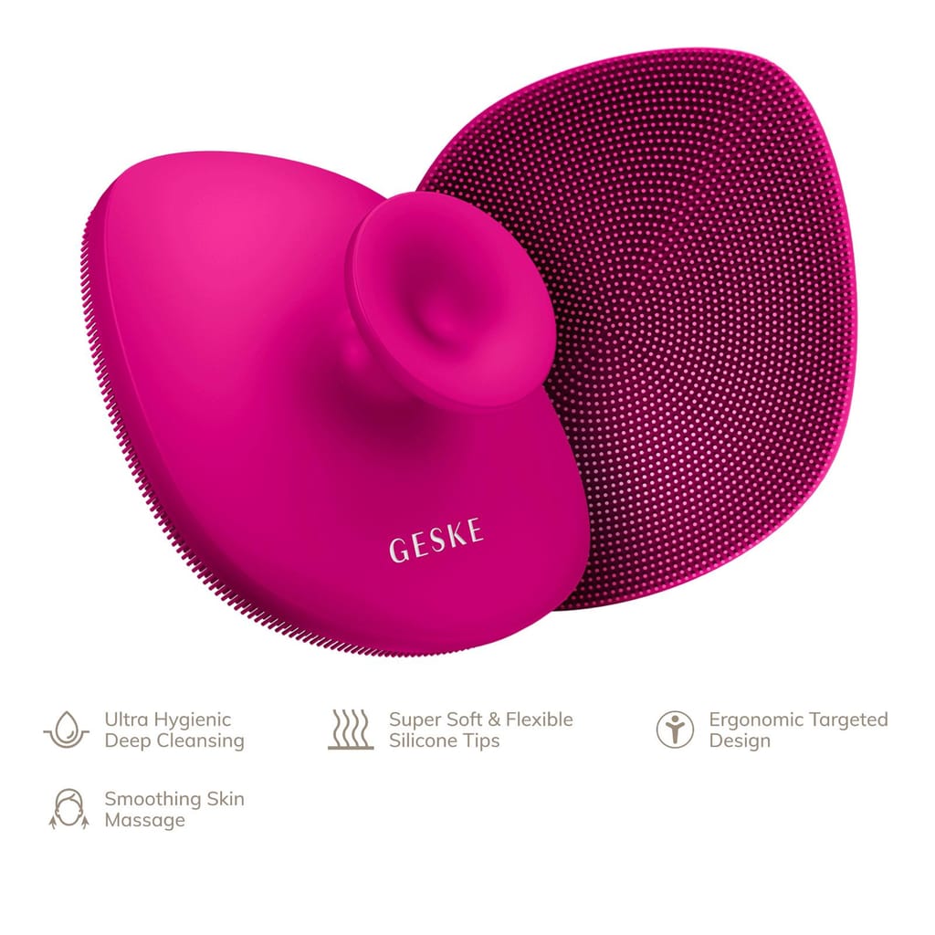 Фото товару: Щітка для тіла GESKE Body Brush 4в1 magenta № 1