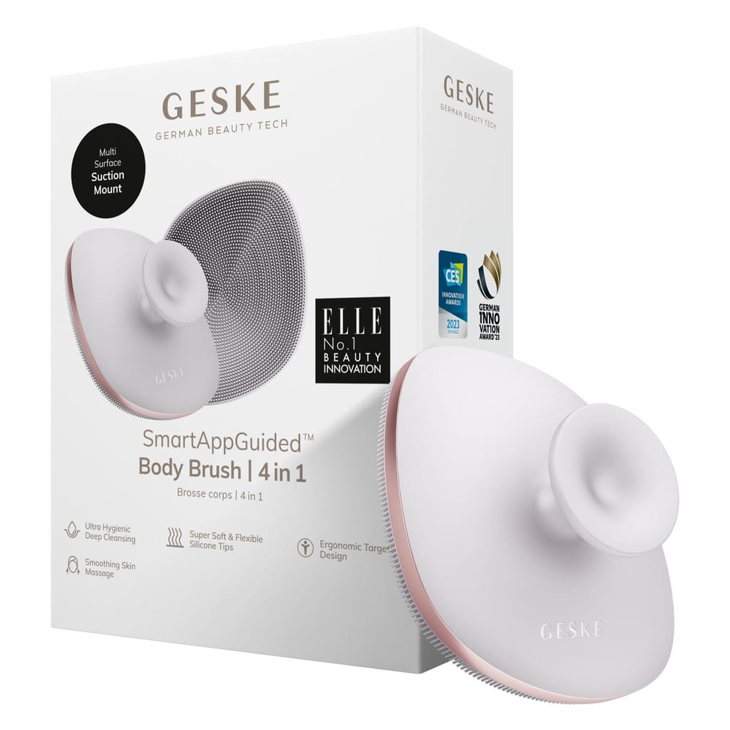 Фото товару: Щітка для тіла GESKE Body Brush metal 4в1 starlight № 0