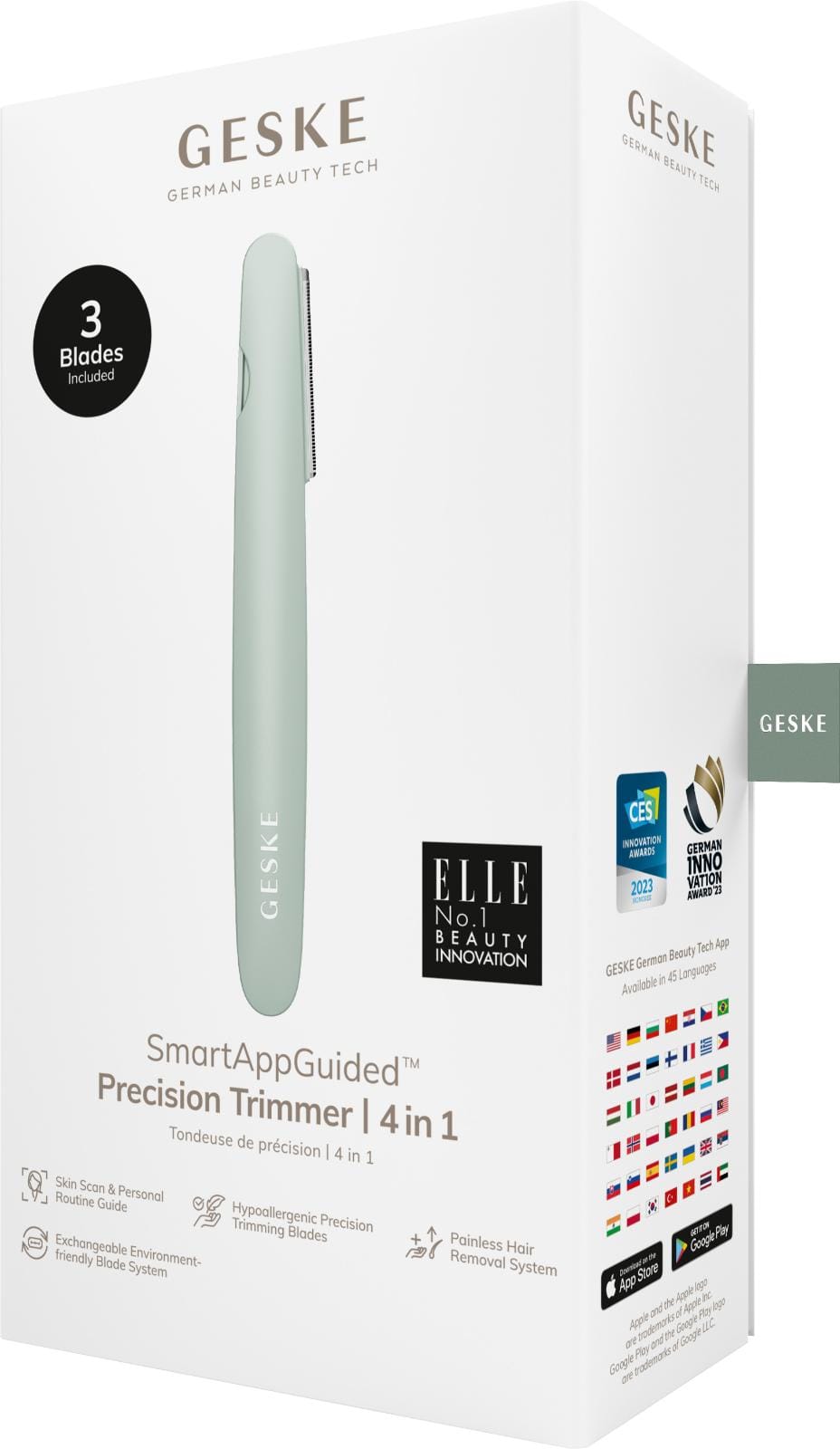 Фото товару: Тример GESKE Precision Trimmer 4в1 green № 7