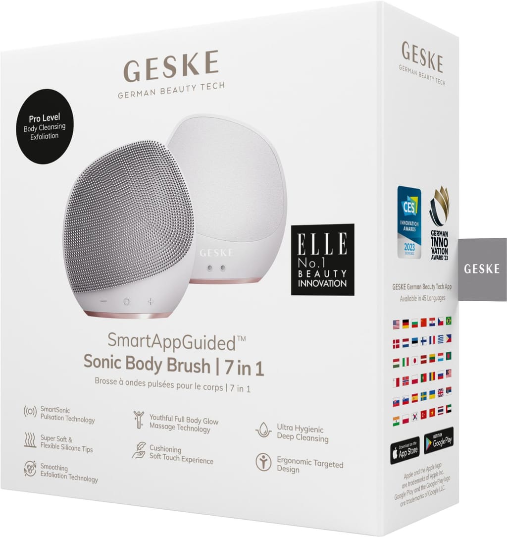 Фото товару: Ультразвукова щітка для тіла та інтенсивний пілінг GESKE Sonic Body Brush&Intensive Exfoliator 7в1 starlight № 7