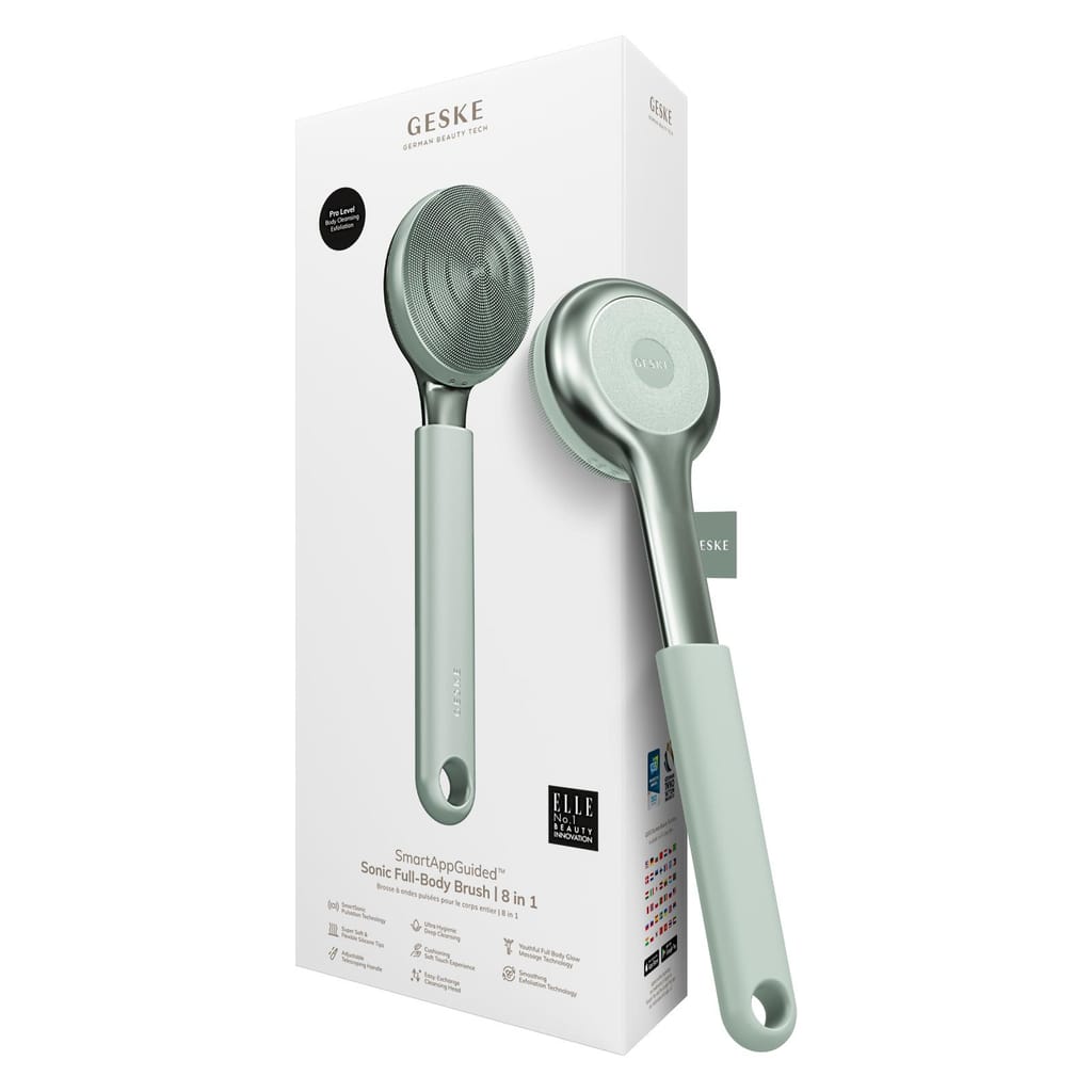Фото товару: Ультразвукова щітка для всього тіла GESKE Sonic Full-Body Brush&Intensive Exfoliator 8в1 green № 0
