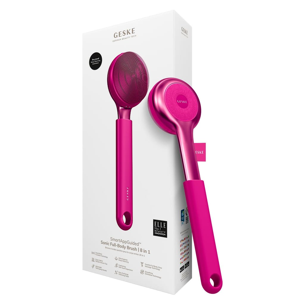 Фото товару: Ультразвукова щітка для всього тіла GESKE Sonic Full-Body Brush&Intensive Exfoliator 8в1 magenta № 0