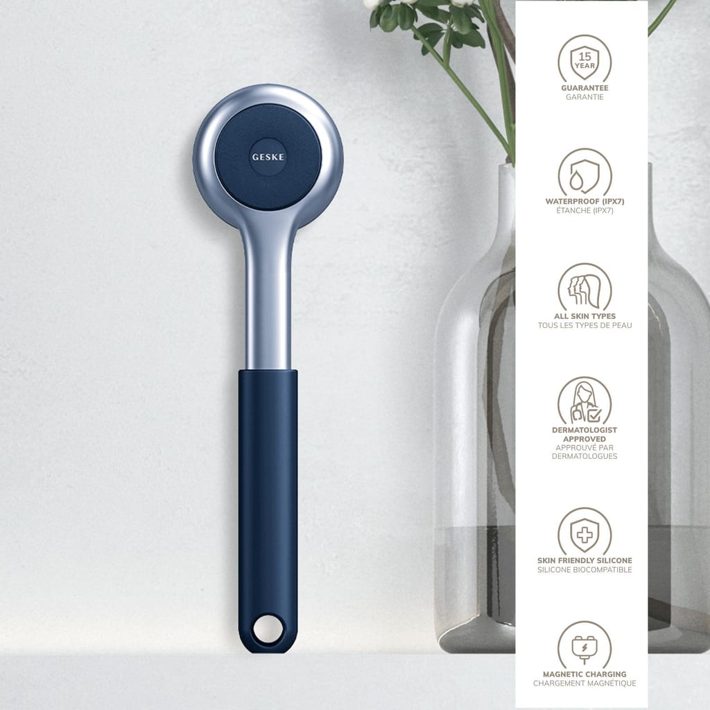 Фото товару: Ультразвукова щітка для всього тіла GESKE Sonic Full-Body Brush&Intensive Exfoliator 8в1 midnight № 2
