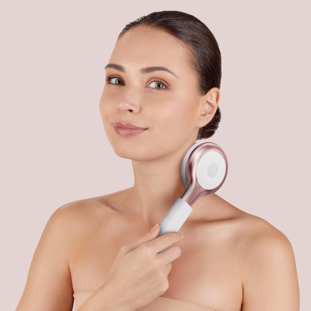 Фото товару: Ультразвукова щітка для всього тіла GESKE Sonic Full-Body Brush&Intensive Exfoliator 8в1 starlight № 3