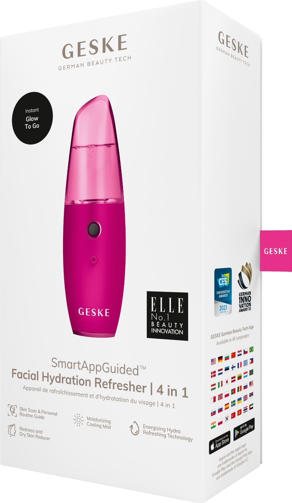 Фото товару: Зволожувач для шкіри обличчя GESKE Facial Hydration Refresher 4 in 1 magenta № 7