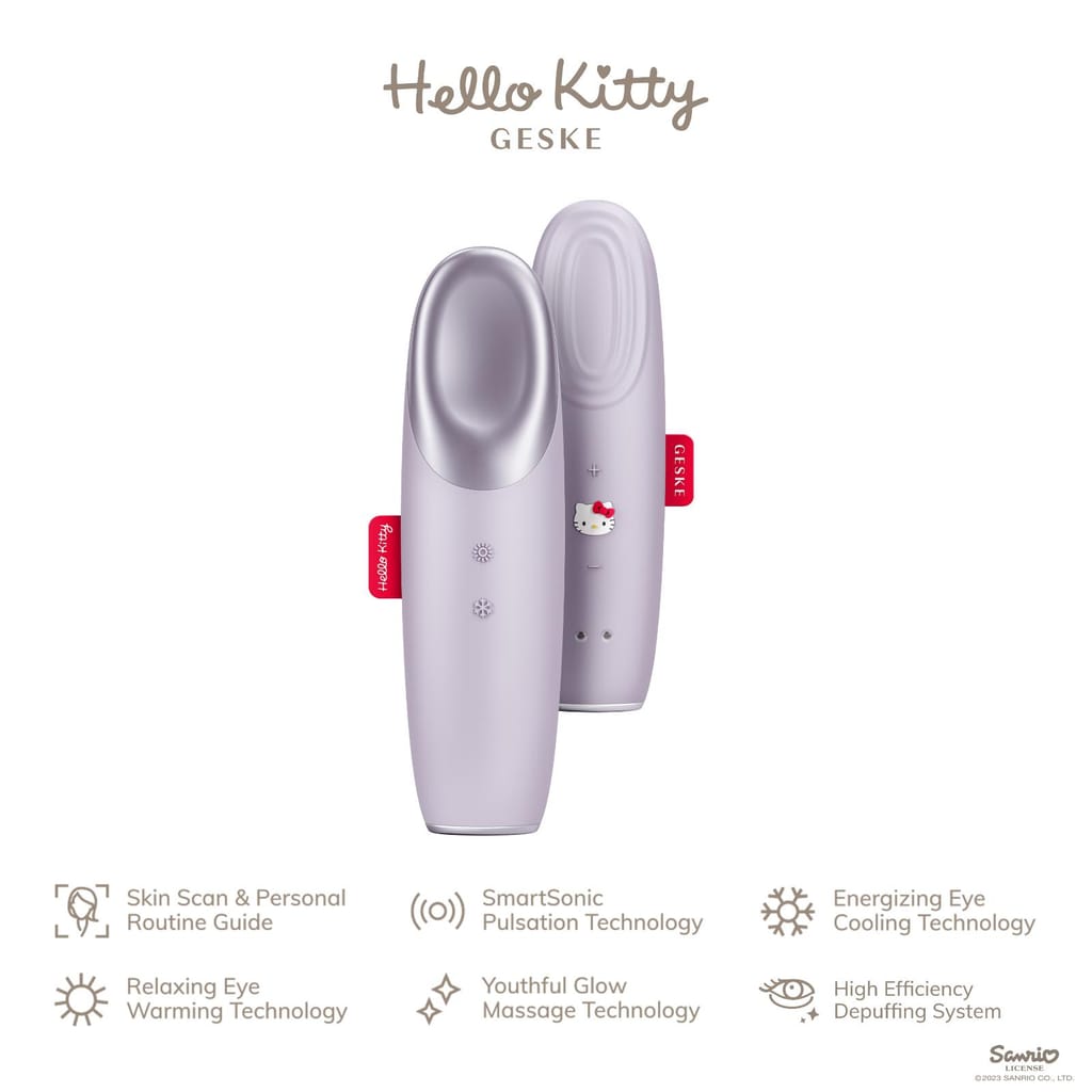 Фото товару: Енерджайзер для очей GESKE Warm&Cool Eye Energizer 6в1 by Hello Kitty purple № 1