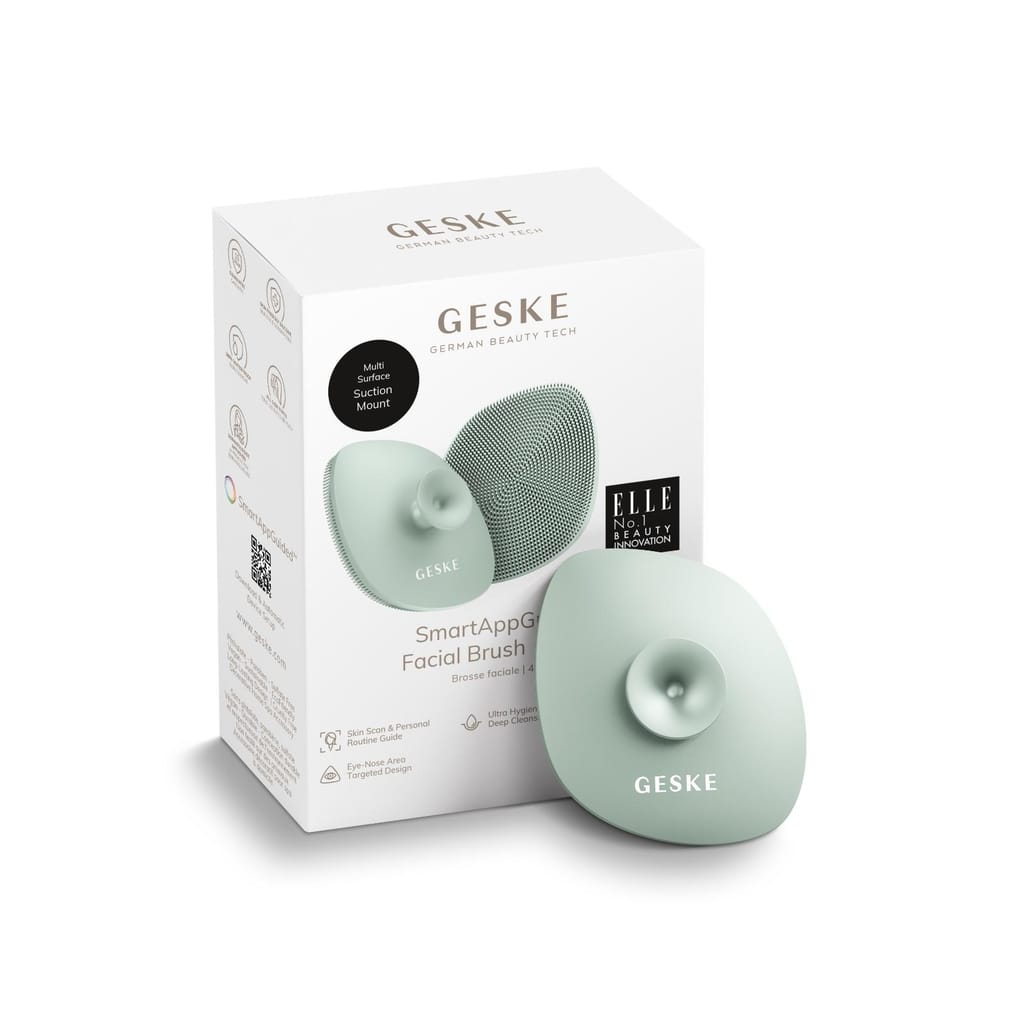 Фото товару: Щітка для обличчя GESKE Facial Brush 4в1 з тримачем green № 8