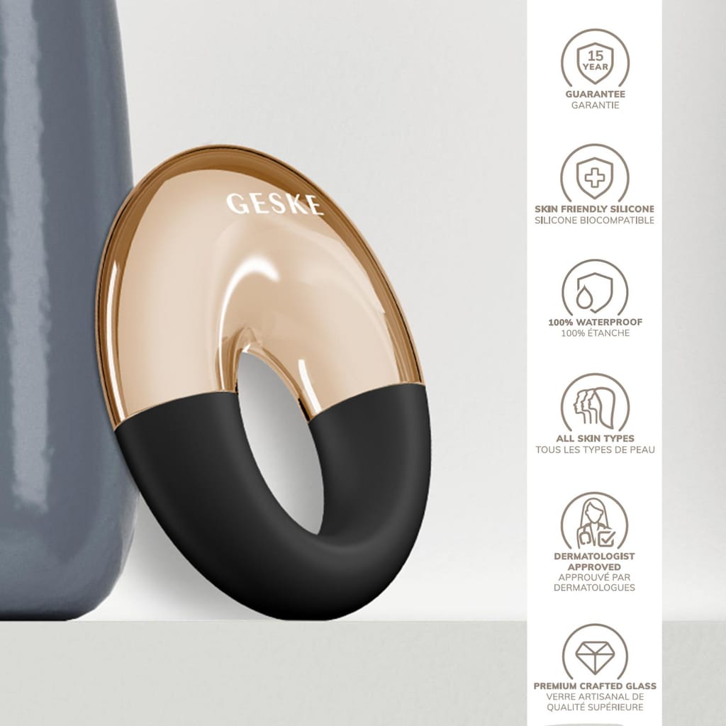 Фото товару: Масажер для очей GESKE Cool&Warm Eye Massager 7в1 gray № 2