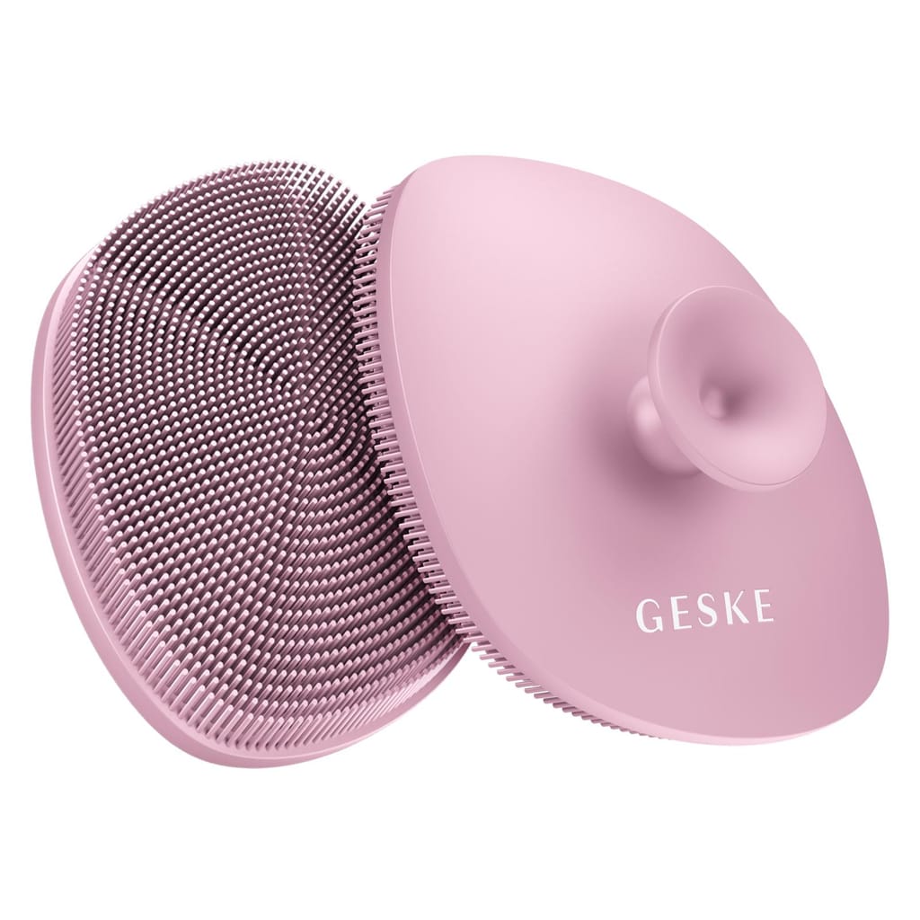 Фото товару: Щітка для обличчя GESKE Facial Brush 4в1 з тримачем pink № 5