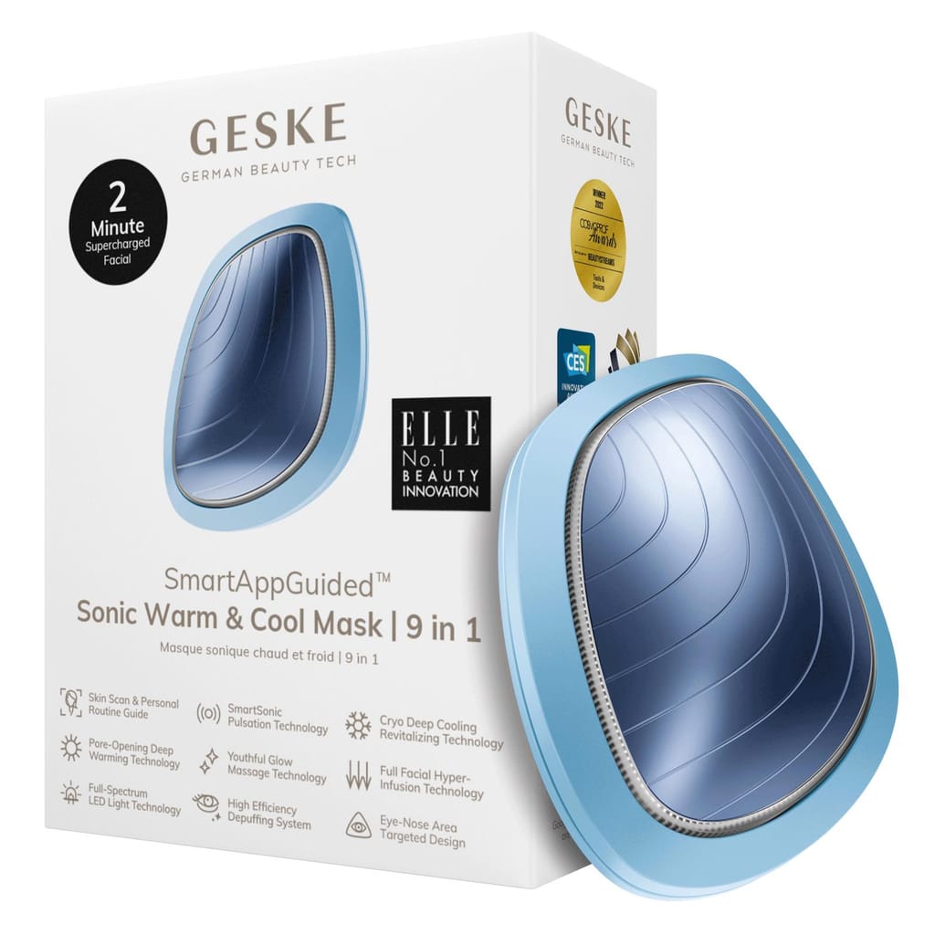Фото товару: Ультразвукова маска тепло та холод GESKE Sonic Warm&Cool Mask 9в1 aquamarine № 0