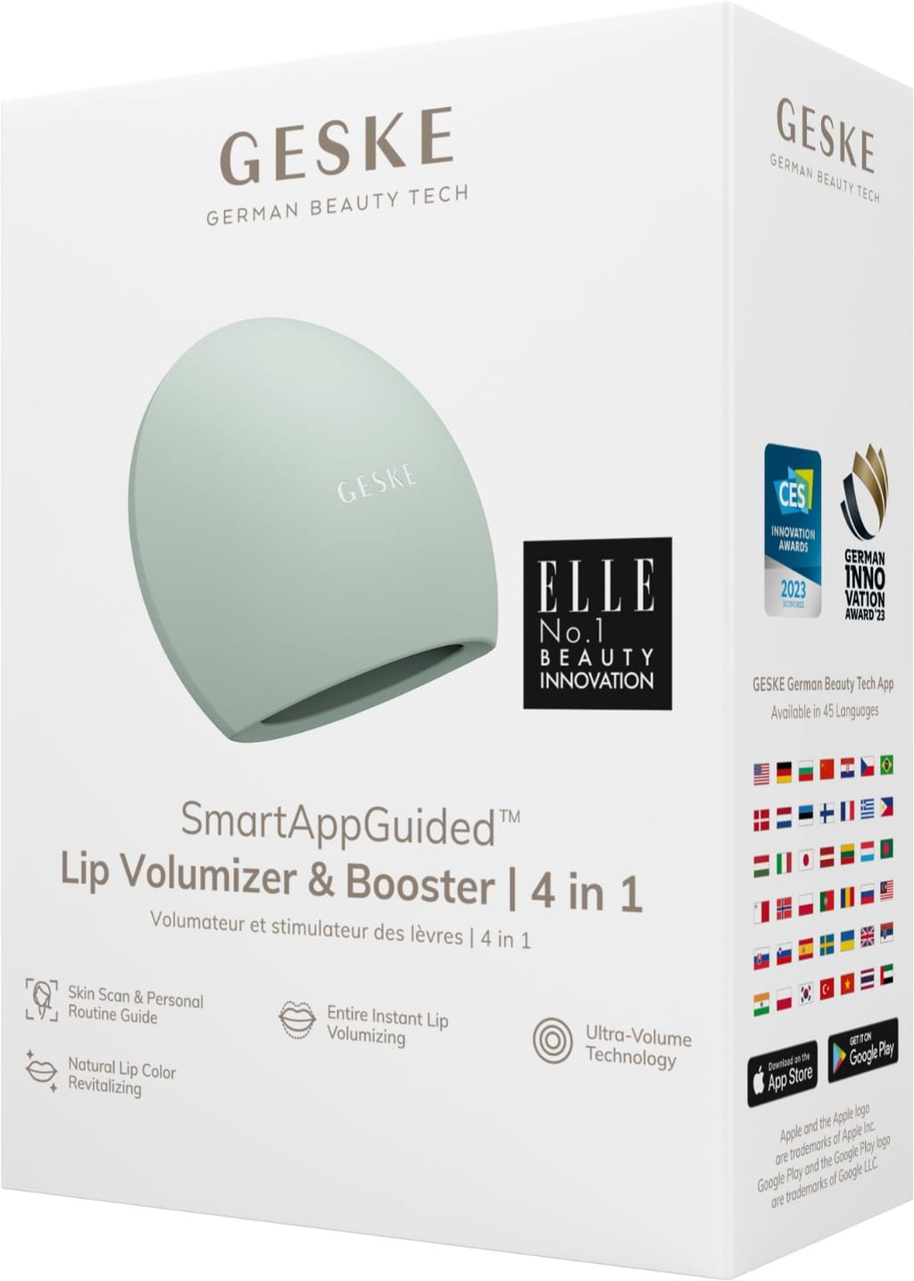 Фото товару: Пристрій для збільшення обʼєму губ GESKE Lip Volumizer&Booster 4в1 Big green № 7