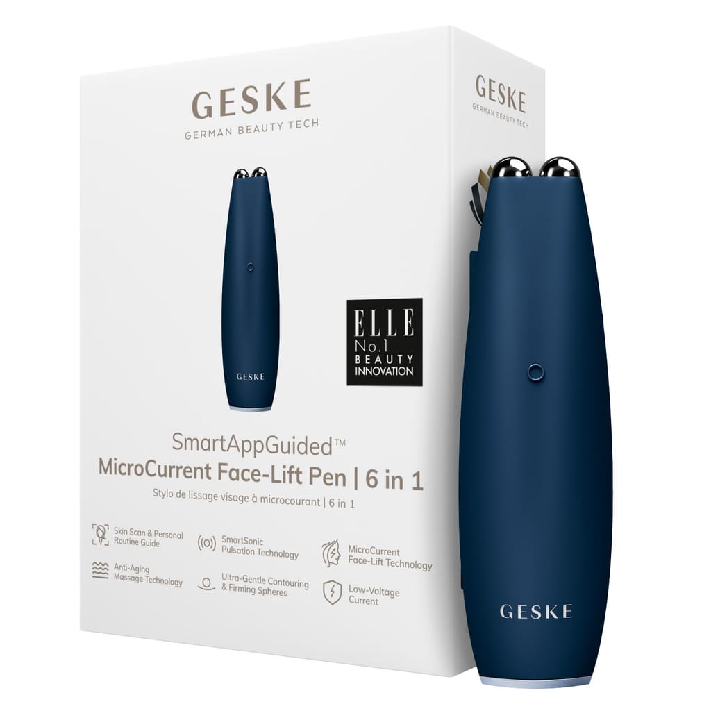 Фото товару: Мікрострумова ручка для підтяжки обличчя GESKE MicroCurrent Face-Lift Pen 6в1 midnight № 0