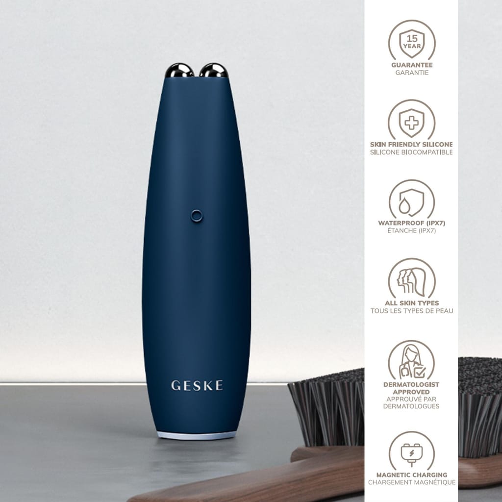 Фото товару: Мікрострумова ручка для підтяжки обличчя GESKE MicroCurrent Face-Lift Pen 6в1 midnight № 2