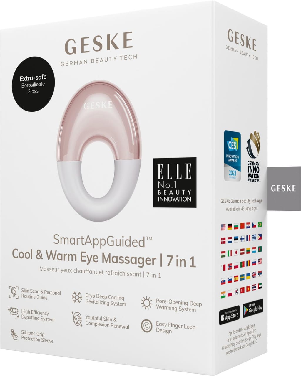 Фото товару: Масажер для очей GESKE Cool&Warm Eye Massager 7в1 starlight № 7