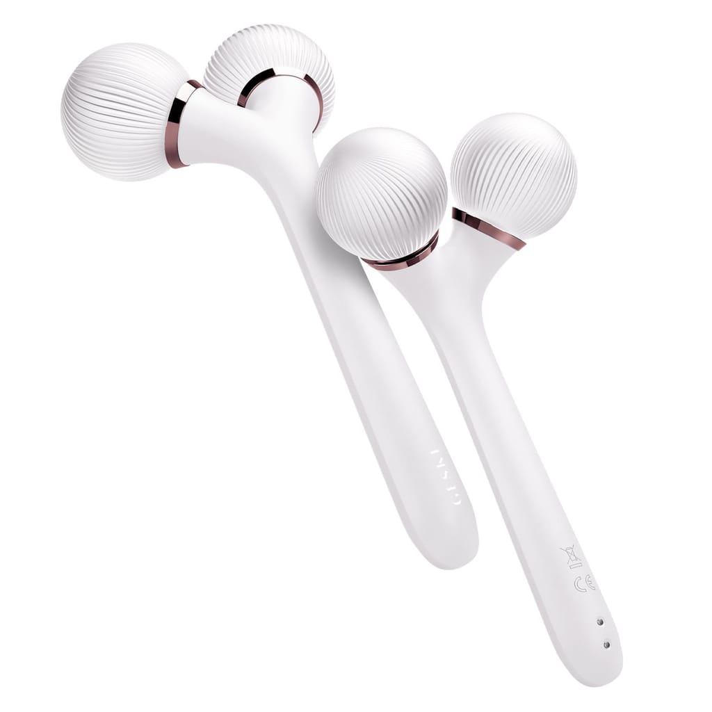 Фото товару: Електронний ультразвуковий ролик для обличчя та тіла GESKE Sonic Facial&Body Roller 4в1 starlight № 5