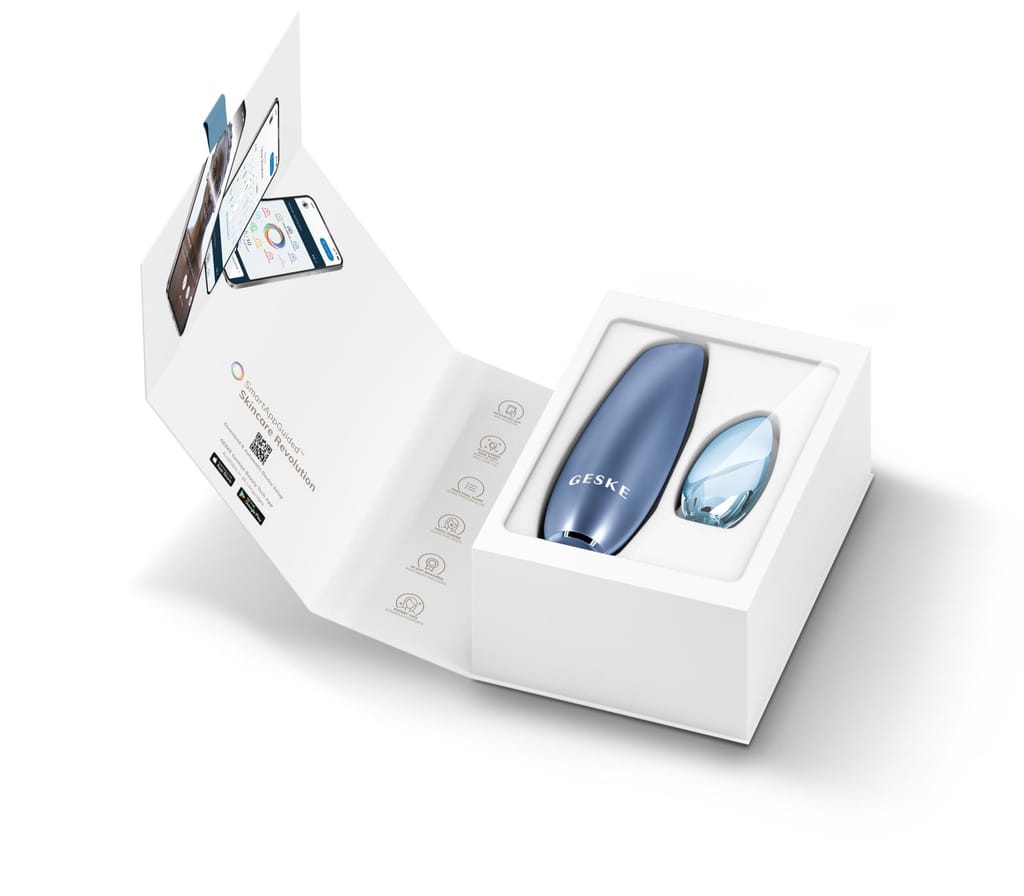 Фото товару: Безконтактна магнітна пілінг-маска GESKE Touchless Magnetic Peeling Mask 5в1 aquamarine № 8