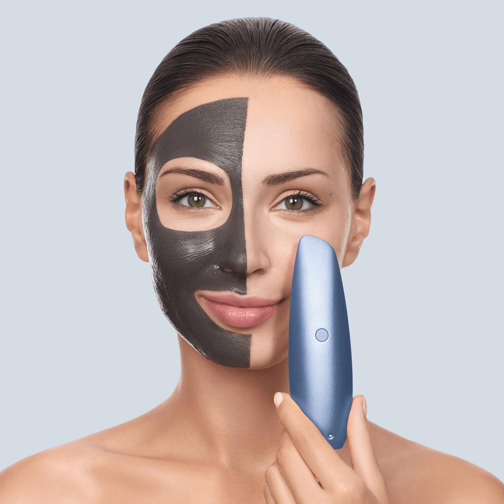 Фото товару: Безконтактна магнітна пілінг-маска GESKE Touchless Magnetic Peeling Mask 5в1 aquamarine № 3