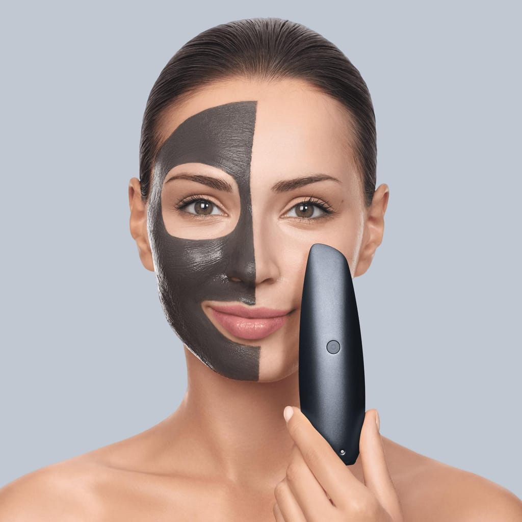 Фото товару: Безконтактна магнітна пілінг-маска GESKE Touchless Magnetic Peeling Mask 5в1 black № 3