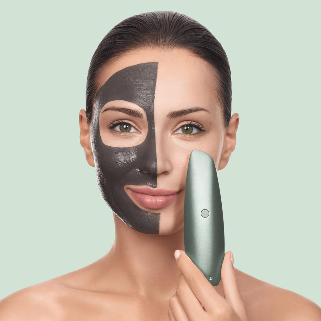 Фото товару: Безконтактна магнітна пілінг-маска GESKE Touchless Magnetic Peeling Mask 5в1 green № 3