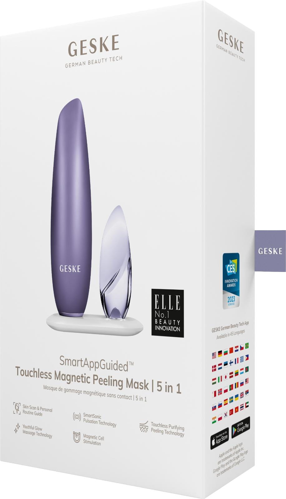 Фото товару: Безконтактна магнітна пілінг-маска GESKE Touchless Magnetic Peeling Mask 5в1 purple № 7