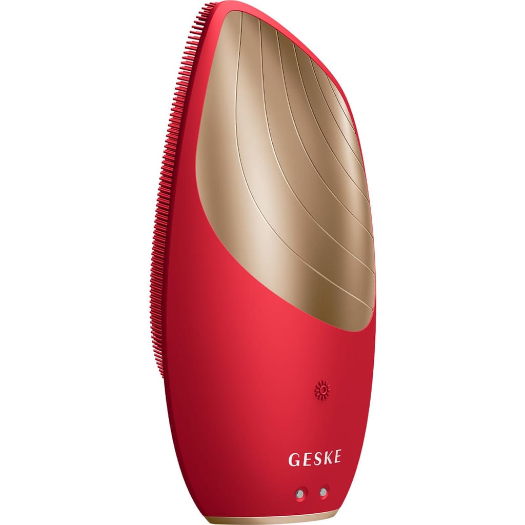 Фото товару: Електронна звукова термо щітка для обличчя GESKE Sonic Thermo Facial Brush 6в1 red № 7