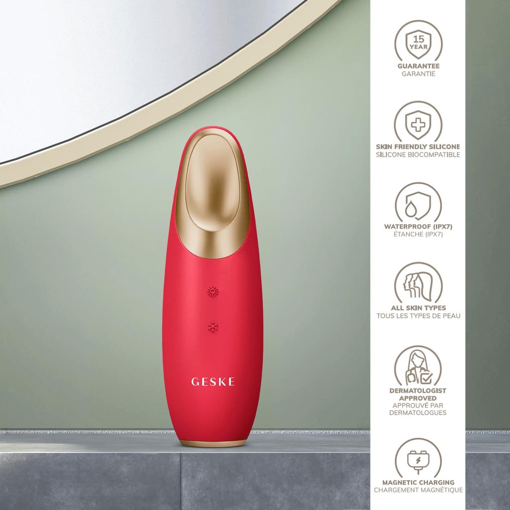 Фото товару: Енерджайзер для очей GESKE Warm&Cool Eye Energizer 6в1 red № 2