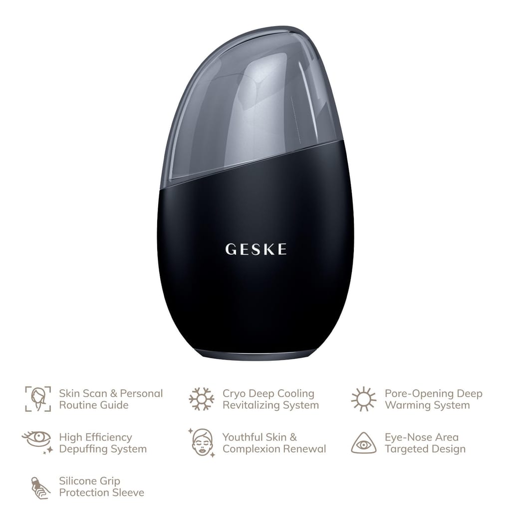 Фото товару: Масажер для обличчя GESKE Cool&Warm Eye and Face Massager 7в1 black № 1